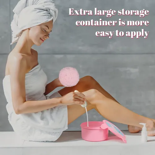 Esponja De Polvo Joly 15cm Aplicador Grande Para Cuerpo Ros