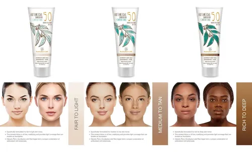 Australian Gold Botanical SPF50 Tinted Faces Sunscreen BB Cream (Rich to Deep)