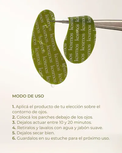 Kit Parches Ojeras Reutilizables +crema Contorno Ojos Kosmos