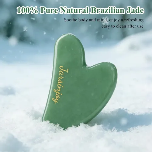 Piedra Gua Sha Verde Aventurina Premium Para Rostro