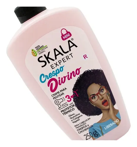 Skala Crema Para Peinar 3 En 1 Crespo Divino 250 G