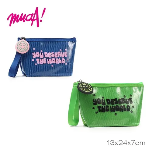 Neceser Mujer Muaa Porta Cosmetico Maquillaje Con Asa New