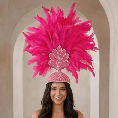 Adorno Para La Cabeza Plumas Adornado Diadema Con Plumas