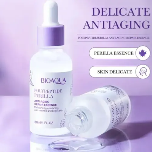 Serum Antiedad Ah Extracto De Perilla Regenerador By Bioaqua Momento de aplicación Día/Noche Tipo de piel Todo tipo de piel