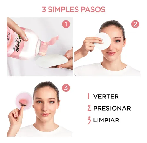 Agua Micelar Garnier Skinactive Rosas X 400 Ml