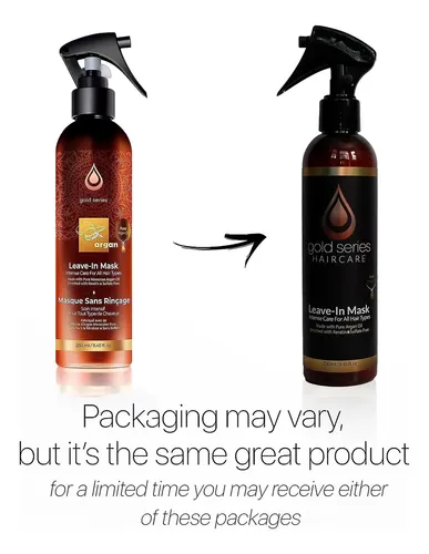 Mascarilla Capilar Moroccan Gold Series Leave-in Con Aceite