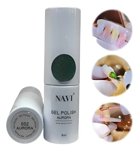 Navi Esmalte Efecto Aurora Semipermanente 8ml Uv/led 002