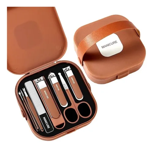 Set De 6 Cortauñas Anti Salpicaduras Completo