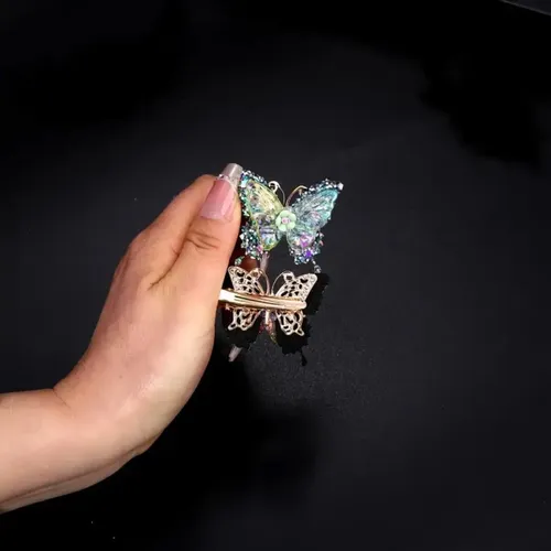 Pinzas For El Cabello Con Forma De Mariposa, Accesorios
