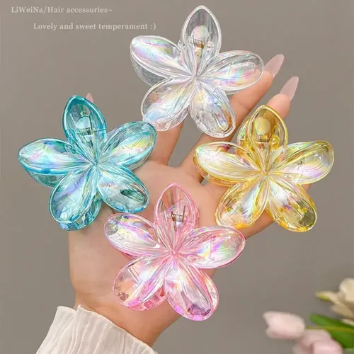 Pinza Para El Pelo Con Forma De Flor De Huevo