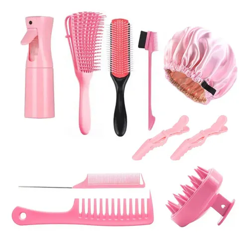 Set Peines Profesionales Peluquería Hogar Y Purple 11pcs