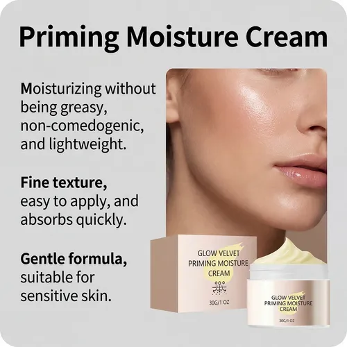 La Crema Hidratante Previa Al Maquillaje Velvet Glossy Cuida