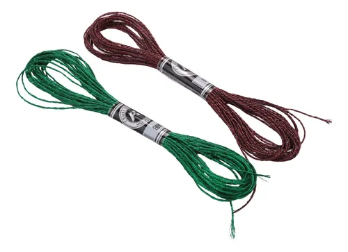 19 Hilos Metálicos Para Bordar, Hilo Dental Multicolor, En G