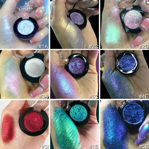 Sombra Multicolor Chameleon Glitter De Afflano Cosmetics