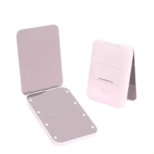 Espejo Maquillaje Led Portátil Plegable De Mano