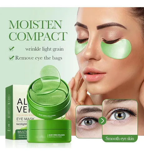 Parches De Aloe Vera Y Colágeno Akary Para Ojos