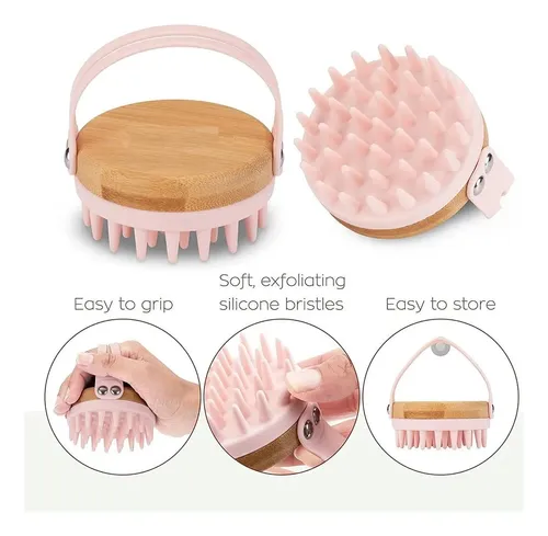 Nuevo Cepillo De Madera Para El Cuidado Del Cabello Húmedo Y