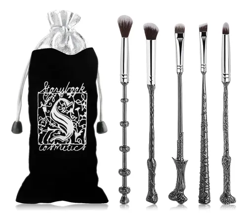 Kit Set 6 Brochas Pinceles Profesional Make Up Harry Potter