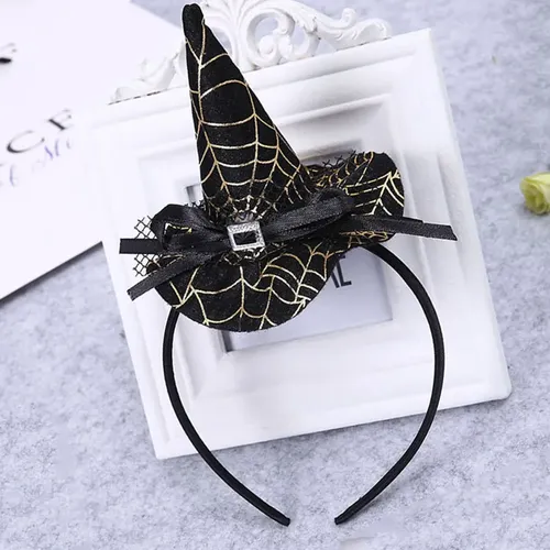 Diadema Divertida Con Forma De Pelo De Araña, Accesorios Par