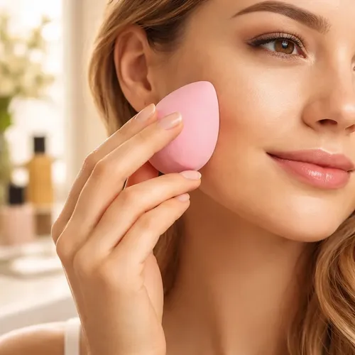 Set 7 Esponjas Maquillaje Base Corrector Polvo Reutilizable