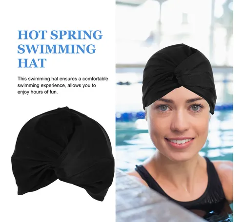 Gorro De Baño Decorativo Plisado Protección Para Cabello