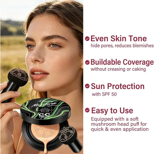 Base Cushion Cc Bb Cream Natural Tono Buff Beige