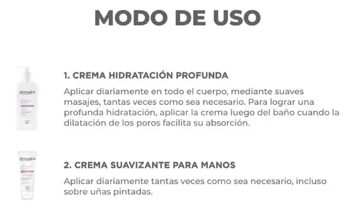 Dermaglós Combo Hidratación Corporal Emulsión Y Crema Manos