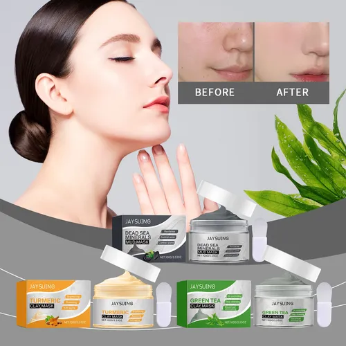Mascarilla Facial De Arcilla Hidratante Para El Control De L