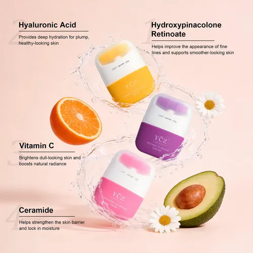 Crema Reafirmante Para Cuello Ycz 140 Ml Con Rodillo Hidrata