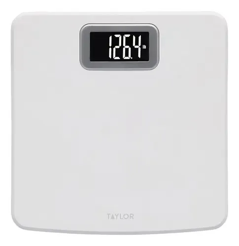 Báscula Digital Taylor para Peso Corporal con Plataforma de Vidrio y 181 kg de Capacidad
