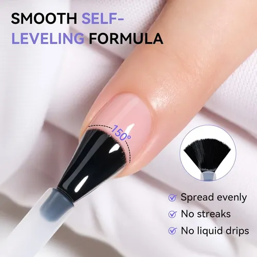 Set Gel Base Y Top Coat Brillo Diamante 15ml Uv Led