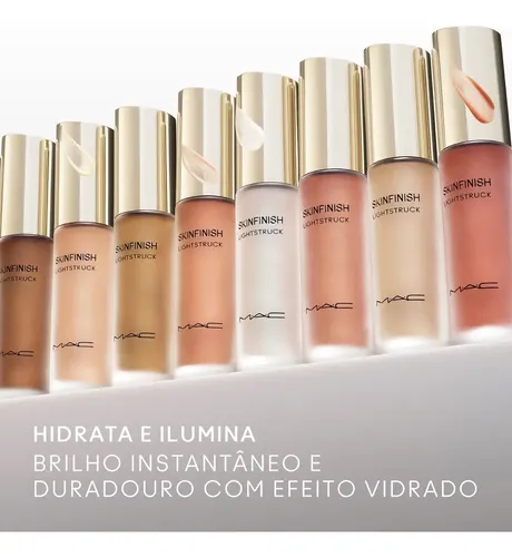 Iluminador líquido Mac Skinfinish Lightstruck, con forma de burbuja