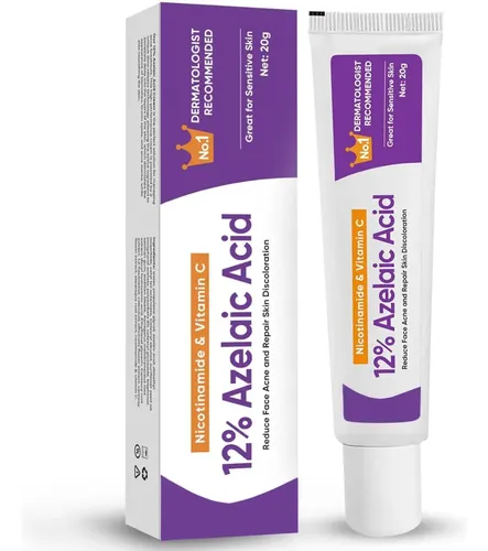 Crema Facial Con Ácido Azelaico 12% 20 G Para Acné Todo