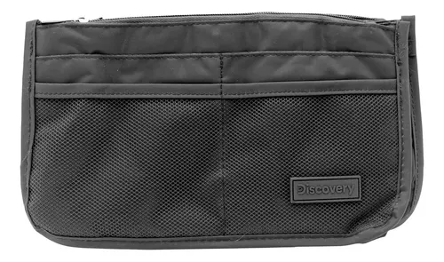 Neceser De Viaje Organizador Ideal Maquillaje Cosméticos Color Negro Diseño De La Tela Liso