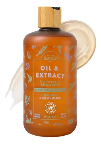 Bel Lab Oil & Extract Shampoo Natural Fórmula Neutra 500ml