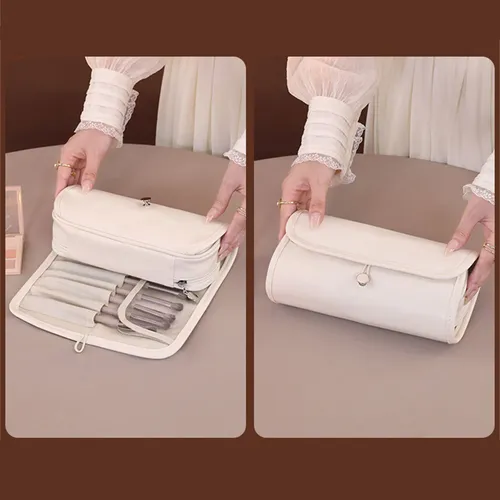 Travel Friendly Makeup Accessories Bag Pliable Plan 7hh406597-pk