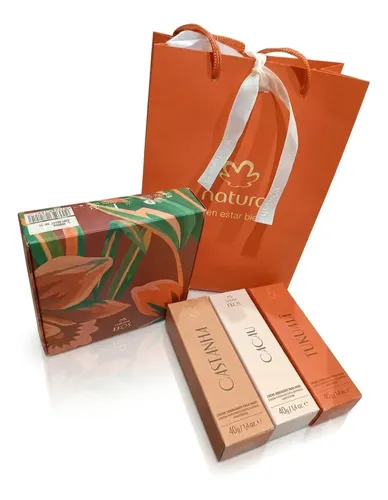 Natura Ekos Kit Cremas Manos X3 40g Regalo Maracuja Castaña