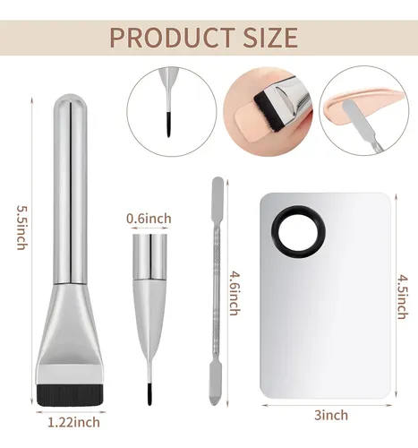 Exexiuo Kit De Paleta De Mezcla De Maquillaje De 3 Piezas Z