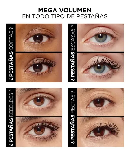 Mascara De Pestañas Loreal Paris Air Volumen Mega 9,4ml
