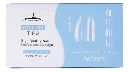 Tips Para Soft Gel Y Press On Paris Night X 100uni.  Premium