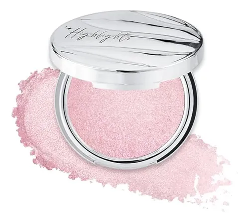 Iluminador Facial En Polvo Erinde Shimmer, Crema A Polvo