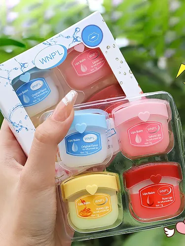 Set De Minibálsamos Labiales Wnp’l De 4 Unidades, 7 G Cada U