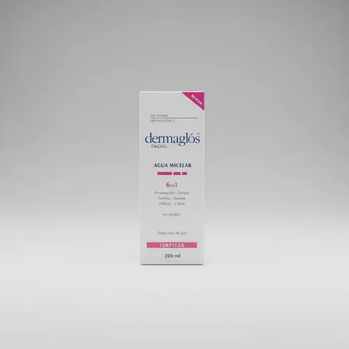 Dermaglos Facial Agua Miceral 6 En 1 Limpieza Ttp 200ml
