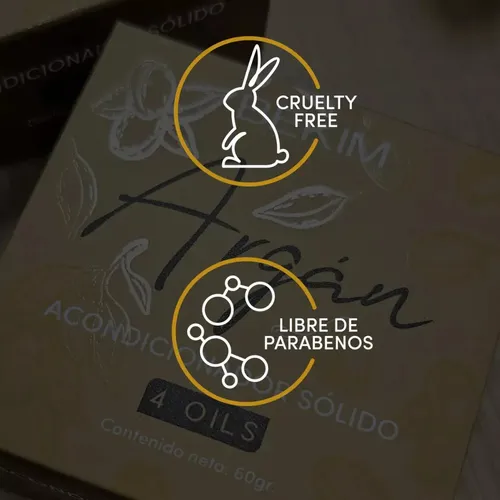 Bekim Shampoo Sólido Argan 4 Oils X 60gr