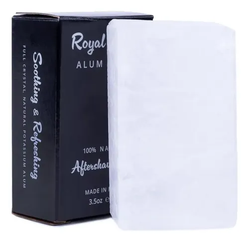 Bloque De Alumbre Natural Royal Stave, Piedra Calmante
