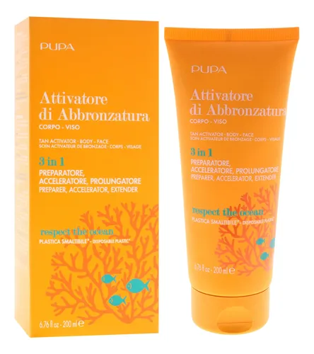 Autobronceador Pupa Milano, Activador De Bronceado 3 En 1, 2
