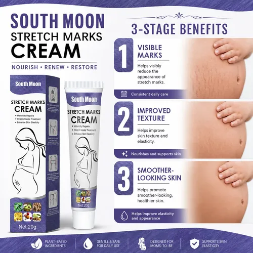 Crema Reparadora Para Eliminar Estrías South Moon, 20 G