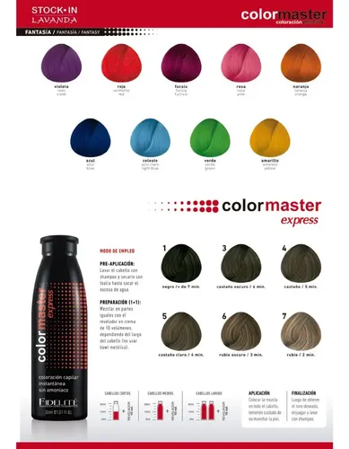 Fidelite Tintura En Crema Coloracion Colormaster Tono 6.66