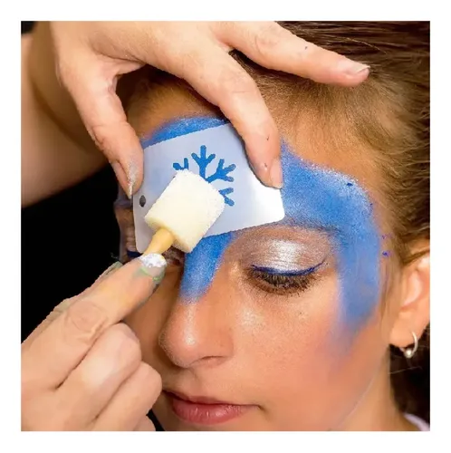 Kit Maquillaje Artistico Stencil Hipoalergenico Pintafan X2_kits Futbol 1 De C/modelo_pintafan