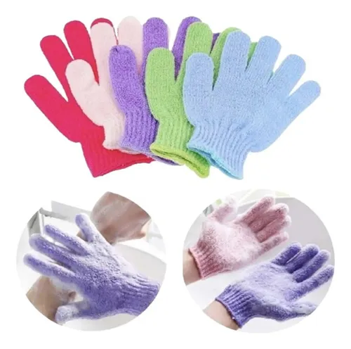 Guante Exfoliante Manopla Piel Suave Corporal Baño Ducha Spa